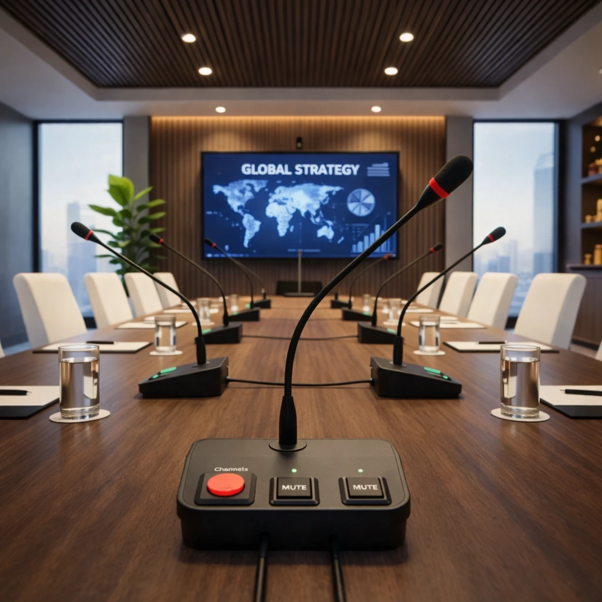 Conference Discussion System – Chairman and Delegate Set